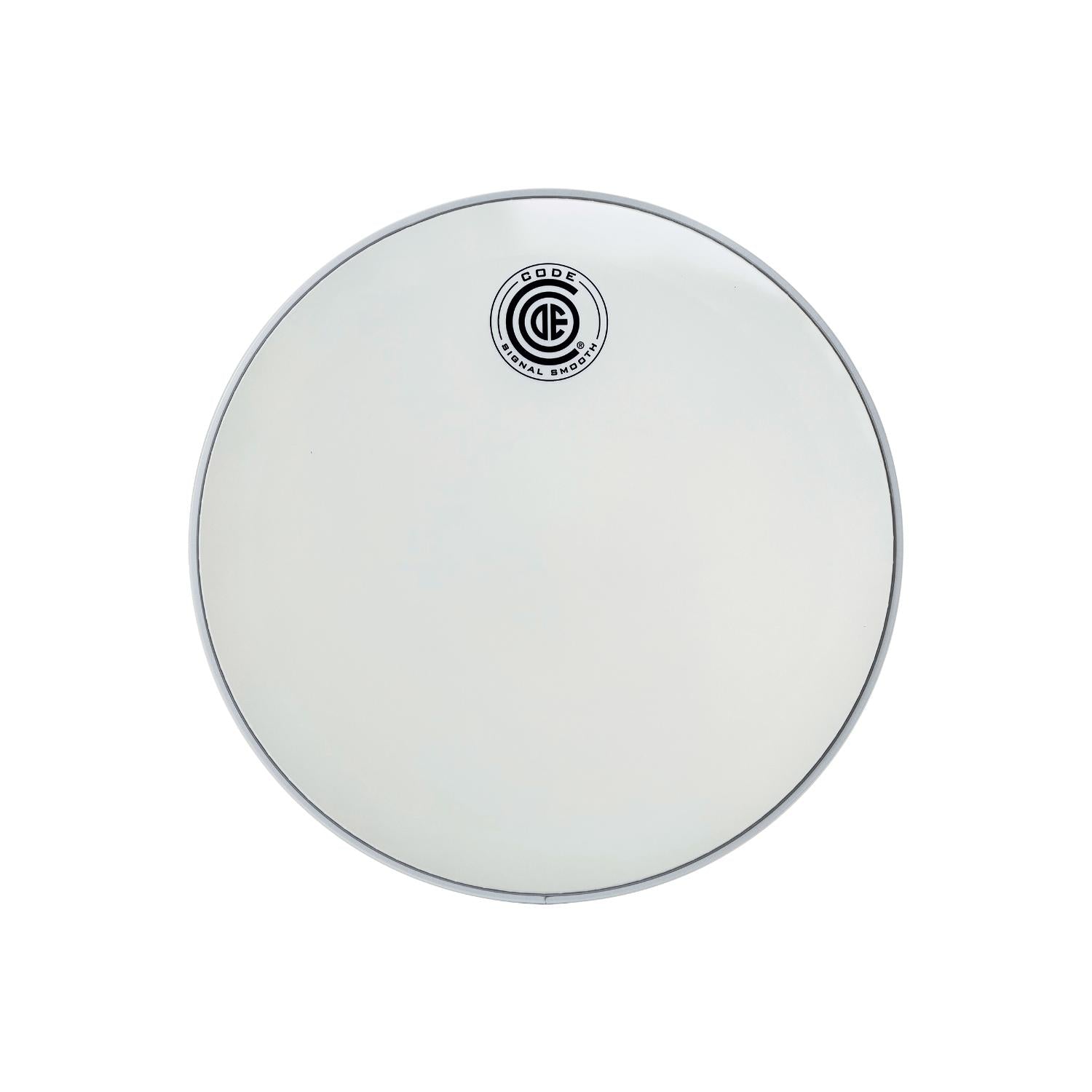 Code Signal Drum Head 14" Smooth White