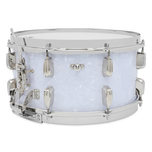 Slingerland Solid Maple Radio King Snare Drum 14x7 White Marine Pearl - Drum Center Of Portsmouth
