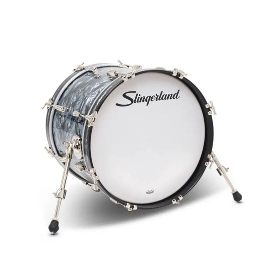 Slingerland Radio King Bass Drum 18x14 Black Diamond Pearl