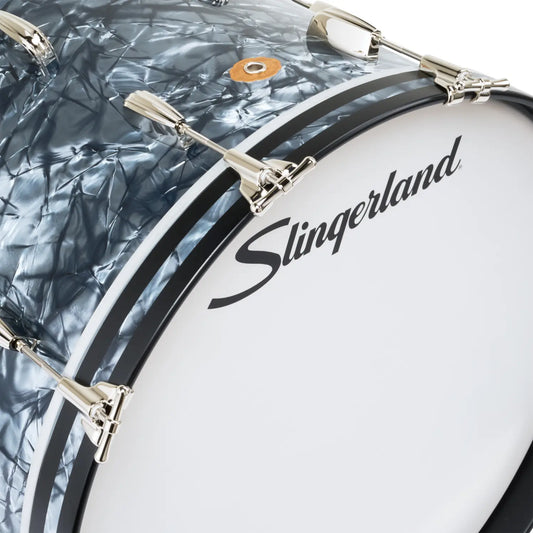 Slingerland Radio King Bass Drum 20x14 Black Diamond Pearl
