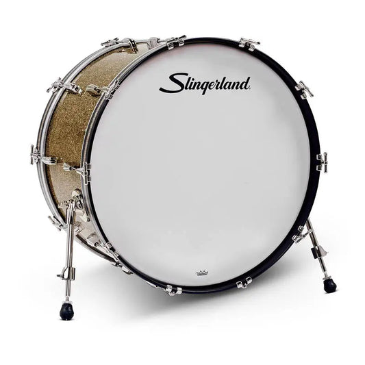 Slingerland Radio King Bass Drum 24x14 Gold Glass
