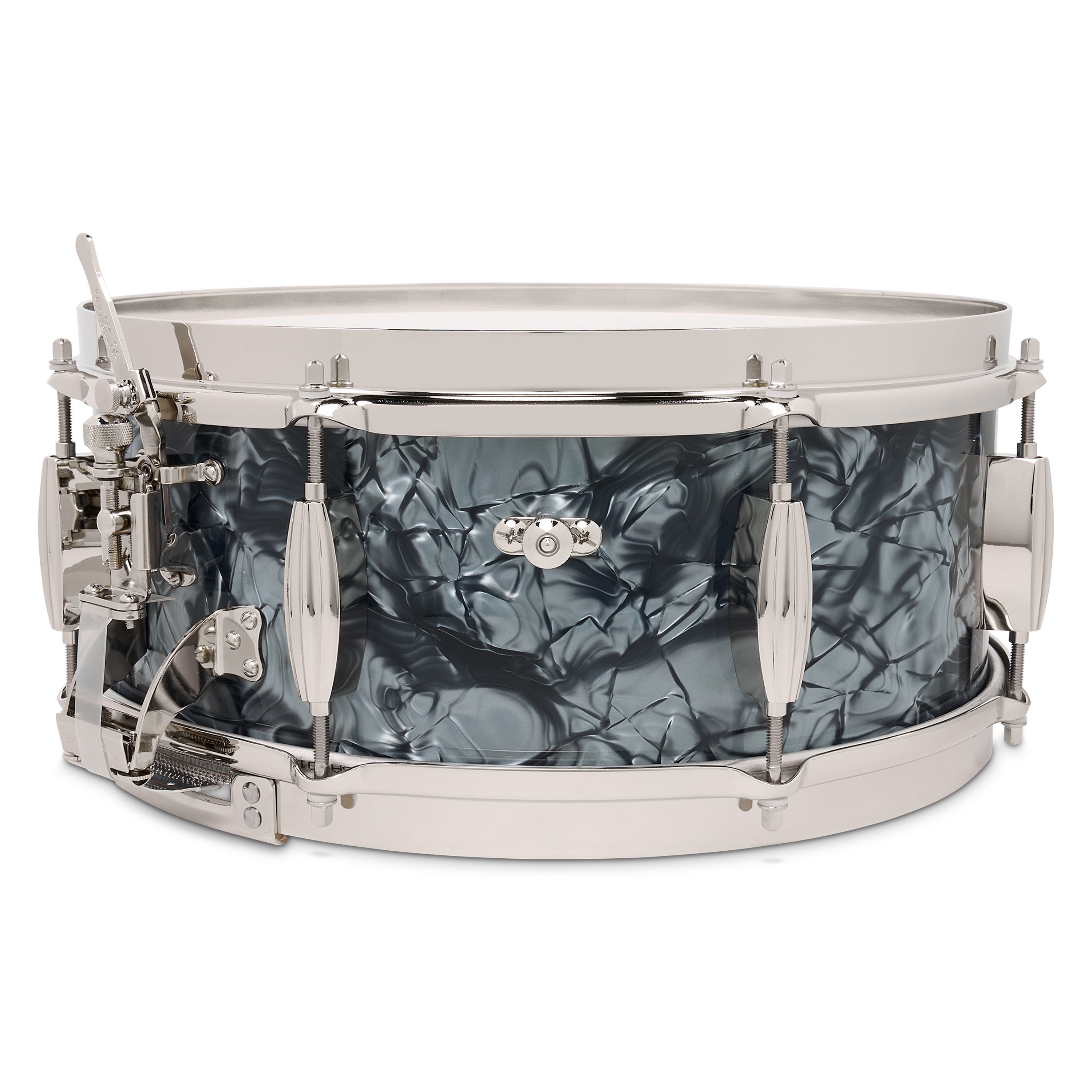 Slingerland Radio King Solid Maple Snare Drum 14x5.5 Black Diamond Pearl - Drum Center Of Portsmouth