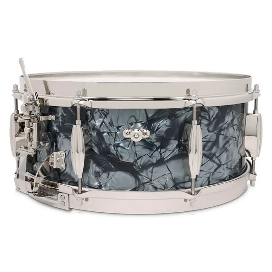 Slingerland Radio King Solid Maple Snare Drum 14x7 Black Diamond Pearl - Drum Center Of Portsmouth