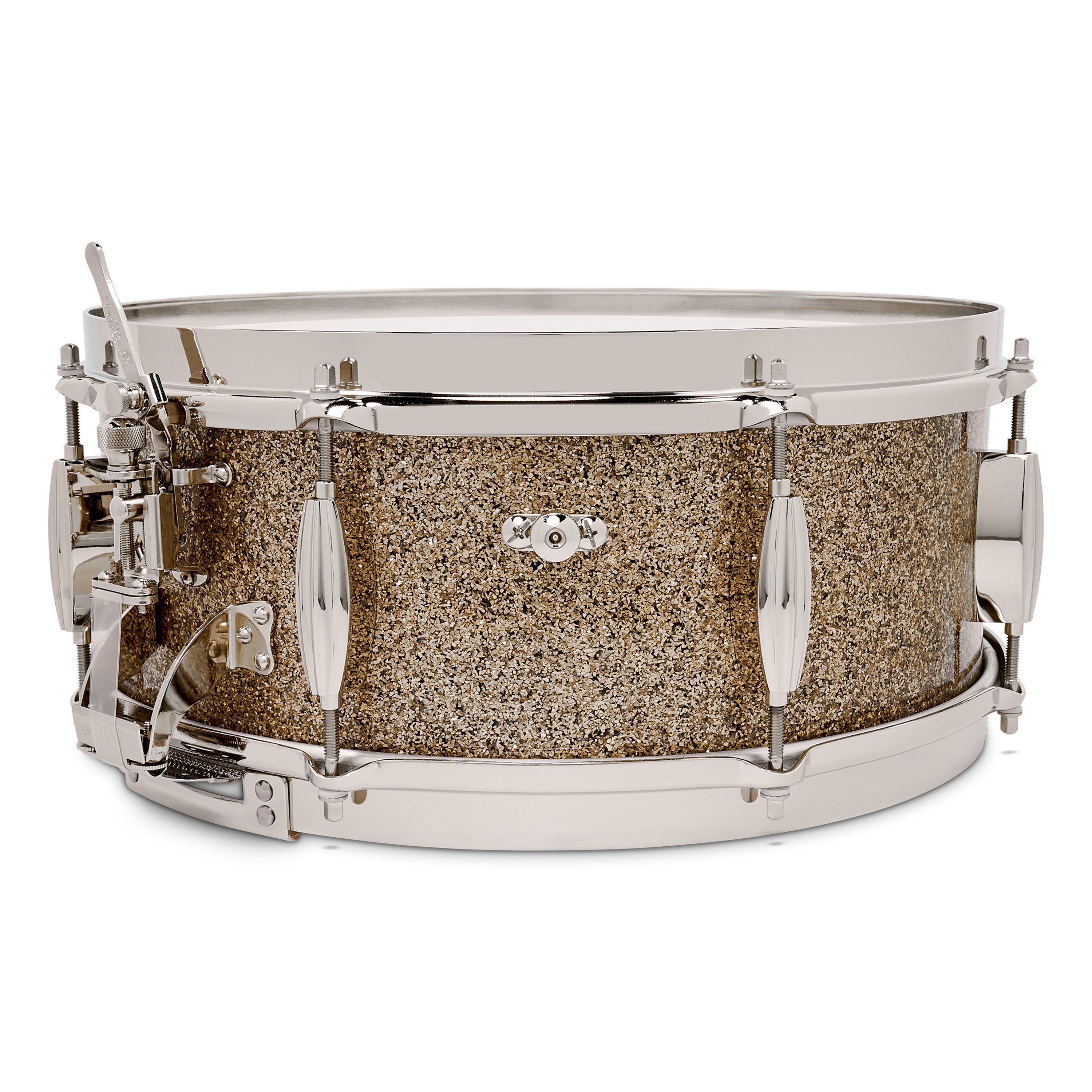 Slingerland Radio King Solid Maple Snare Drum 14x5.5 Gold Glass - Drum Center Of Portsmouth