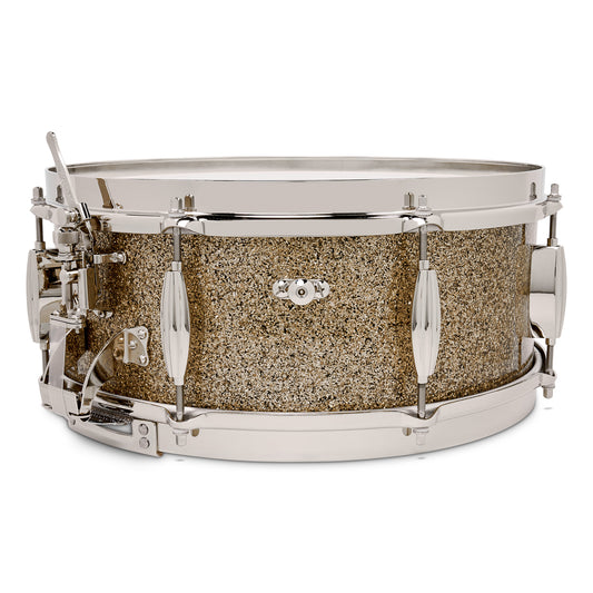 Slingerland Radio King Solid Maple Snare Drum 14x5.5 Gold Glass - Drum Center Of Portsmouth