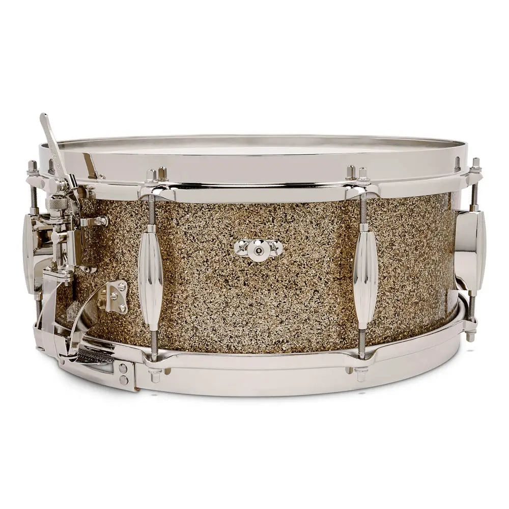 Slingerland Radio King Solid Maple Snare Drum 14x5.5 Gold Glass - Drum Center Of Portsmouth