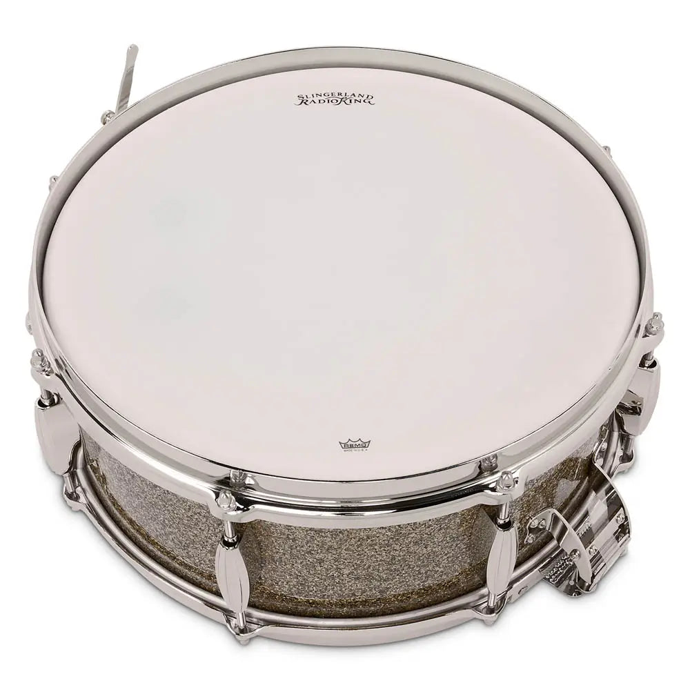 Slingerland Radio King Solid Maple Snare Drum 14x5.5 Gold Glass - Drum Center Of Portsmouth