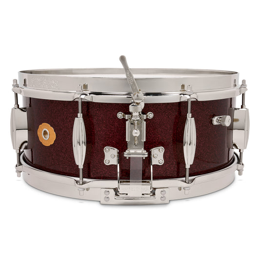 Slingerland Radio King Solid Maple Snare Drum 14x5.5 Maroon Glass - Drum Center Of Portsmouth