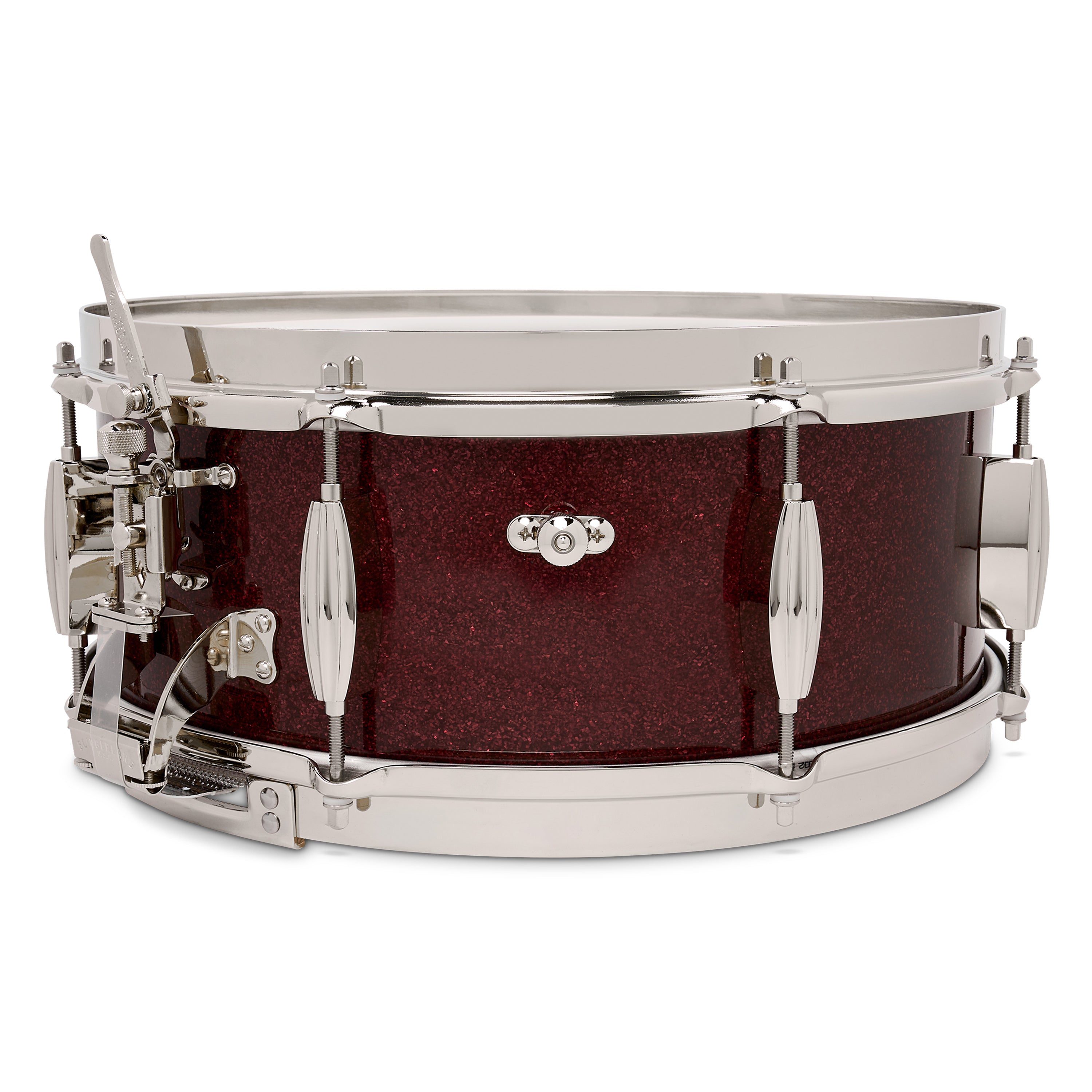 Slingerland Radio King Solid Maple Snare Drum 14x5.5 Maroon Glass - Drum Center Of Portsmouth