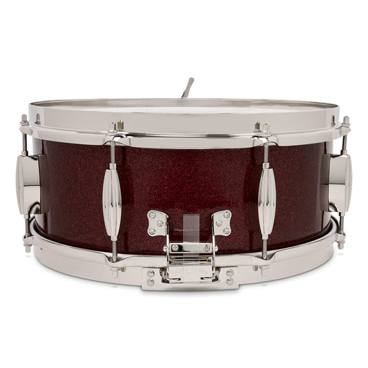 Slingerland Radio King Solid Maple Snare Drum 14x5.5 Maroon Glass - Drum Center Of Portsmouth