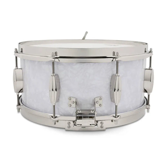 Slingerland Limited Gene Krupa Radio King Snare Drum 14x6.5 White Marine Pearl - Drum Center of Portsmouth