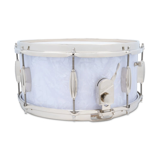 Slingerland Radio King Artist Snare Drum 14x6.5 White Marine Pearl