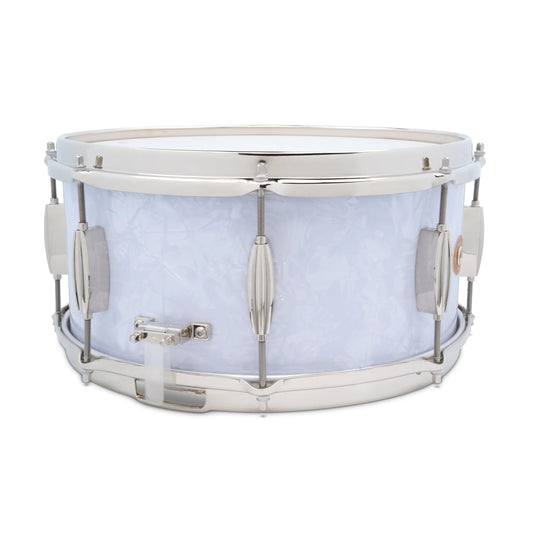 Slingerland Radio King Artist Snare Drum 14x6.5 White Marine Pearl