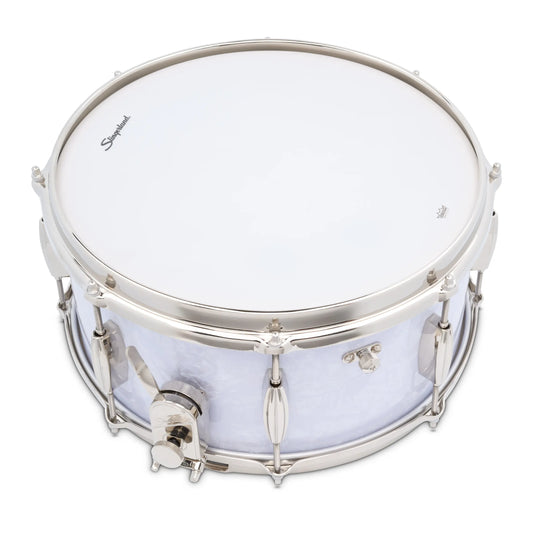 Slingerland Radio King Artist Snare Drum 14x6.5 White Marine Pearl