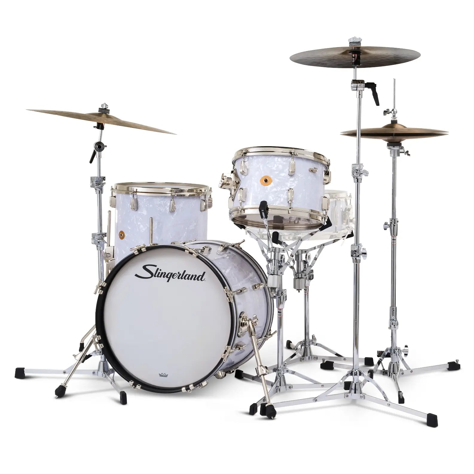 Slingerland Radio King 3pc Drum Set 18/12/14 White Marine Pearl