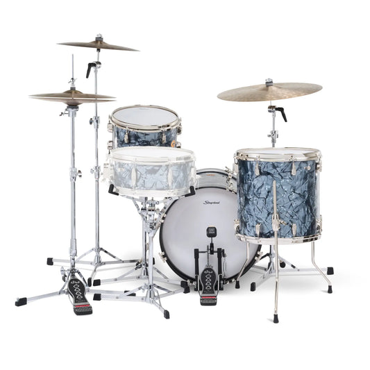 Slingerland Radio King 3pc Drum Set 18/12/14 Black Diamond Pearl