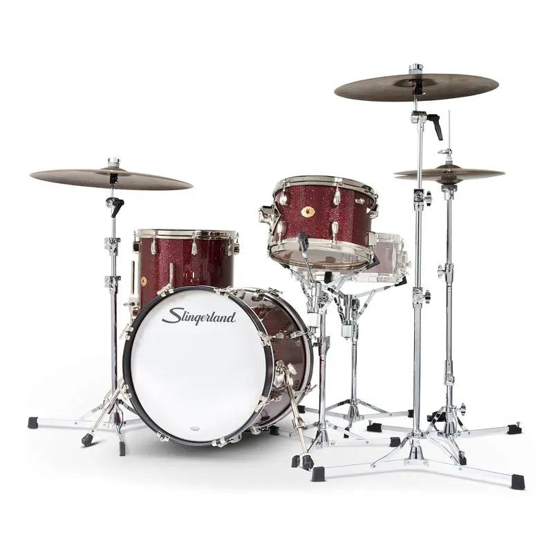 Slingerland Radio King 3pc Drum Set 18/12/14 Maroon Glass