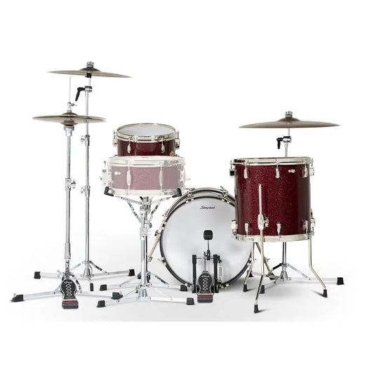 Slingerland Radio King 3pc Drum Set 18/12/14 Maroon Glass