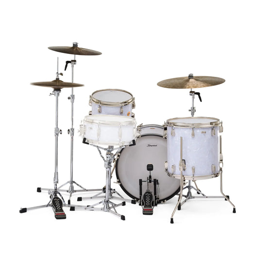 Slingerland Radio King 3pc Drum Set 20/12/14 White Marine Pearl