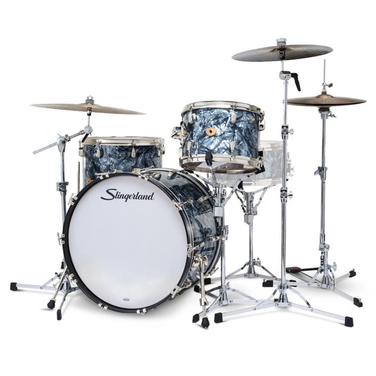 Slingerland Radio King 3pc Drum Set 22/13/16 Black Diamond Pearl