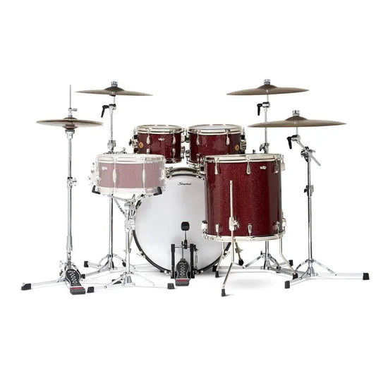Slingerland Radio King 4pc Drum Set 22/10/12/16 Maroon Glass