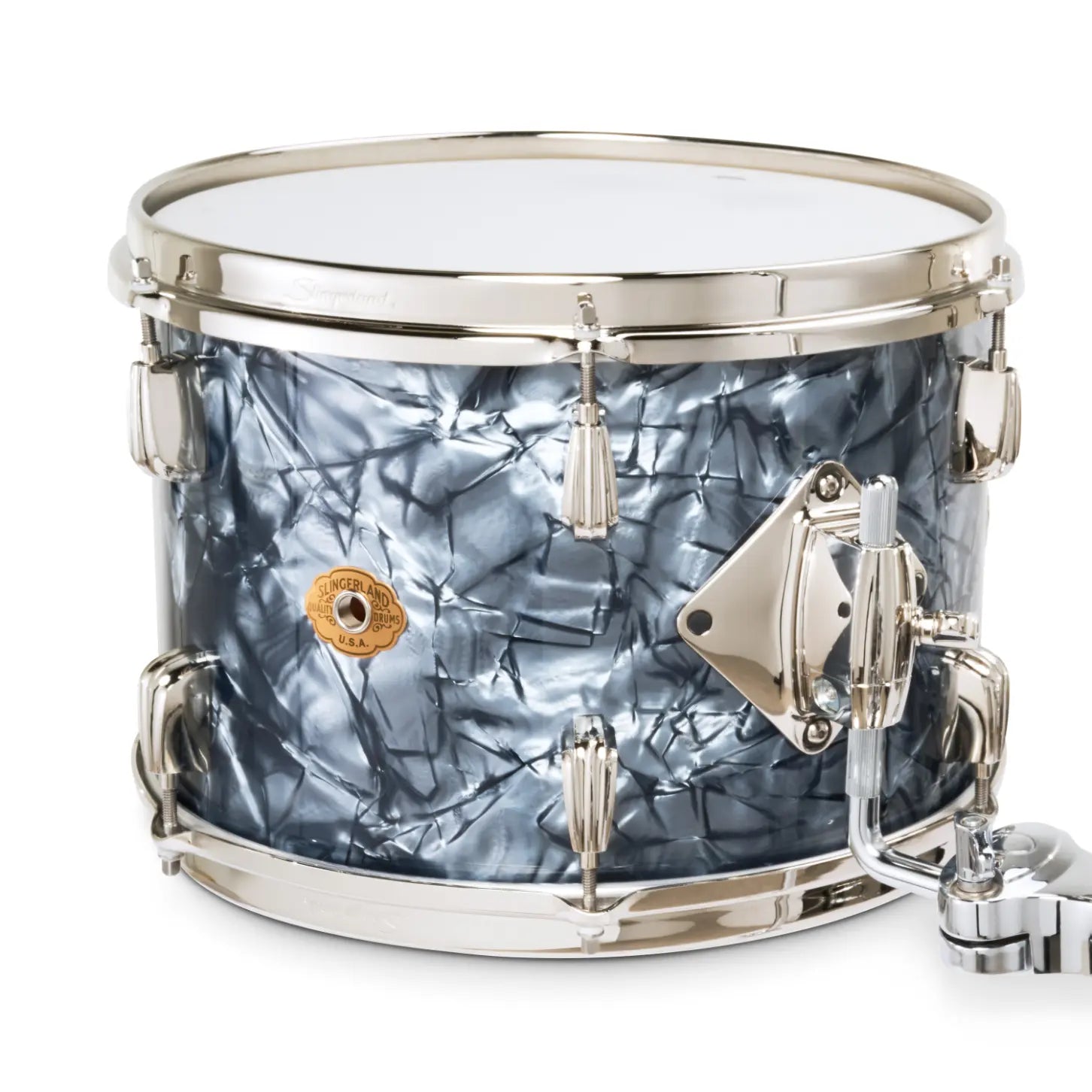 Slingerland Radio King 4pc Drum Set 22/13/16/14 Black Diamond Pearl