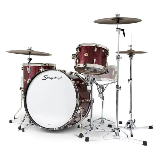 Slingerland Radio King 3pc Drum Set 24/13/16 Maroon Glass