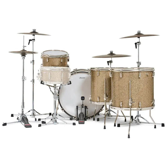 Slingerland Radio King 4pc Drum Set 24/13/16/18 Gold Glass