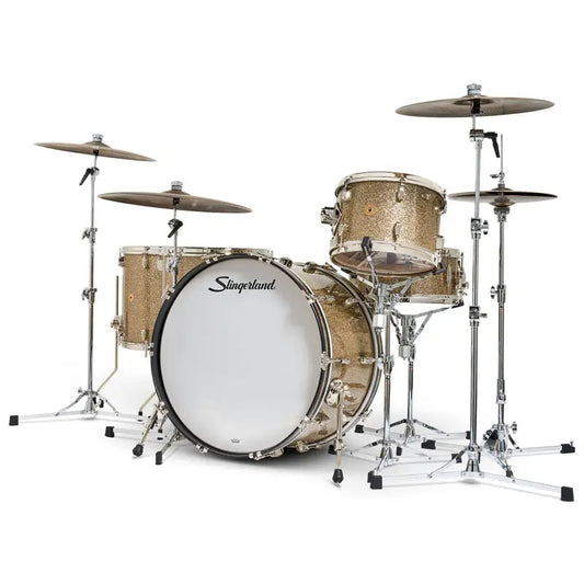Slingerland Radio King 5pc Drum Set 24/13/16/18/14 Gold Glass