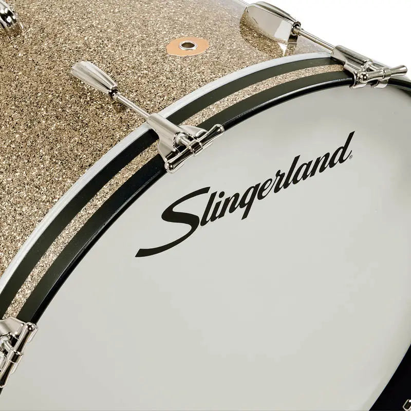 Slingerland Radio King 5pc Drum Set 24/13/16/18/14 Gold Glass