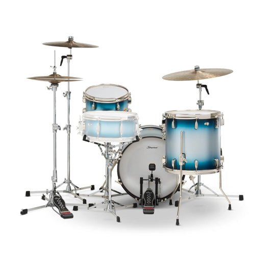 Slingerland Radio King 3pc Drum Set 18/12/14 Blue & Silver Lacquer