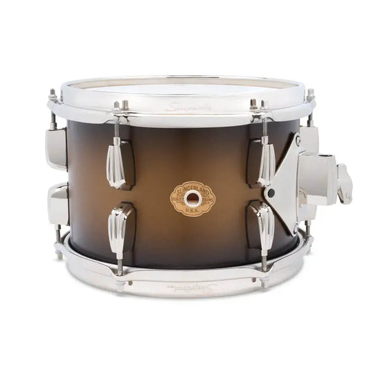 Slingerland Radio King Tom 10x7 Black & Gold Lacquer