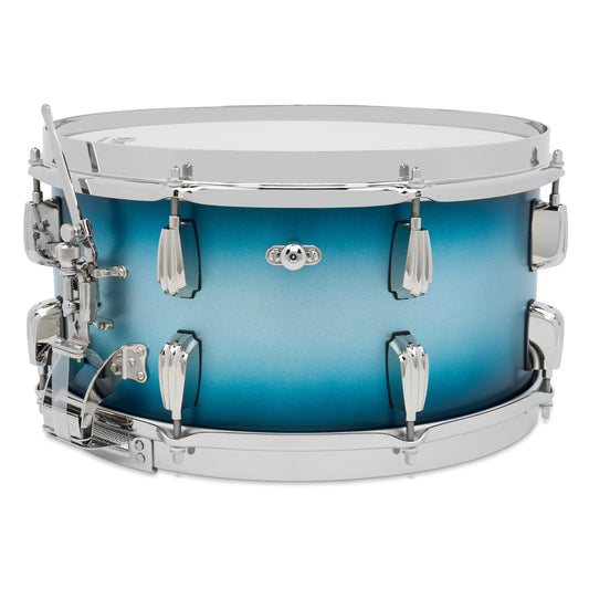 Slingerland Radio King Solid Maple Snare Drum 14x7 Blue & Silver Lacquer - Drum Center Of Portsmouth