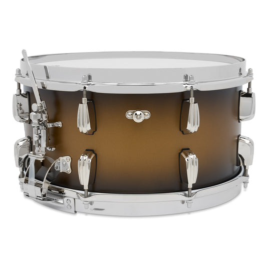 Slingerland Radio King Solid Maple Snare Drum 14x7 Black & Gold Lacquer - Drum Center Of Portsmouth