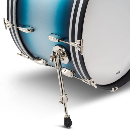 Slingerland Radio King Bass Drum 22x14 Blue & Silver Lacquer