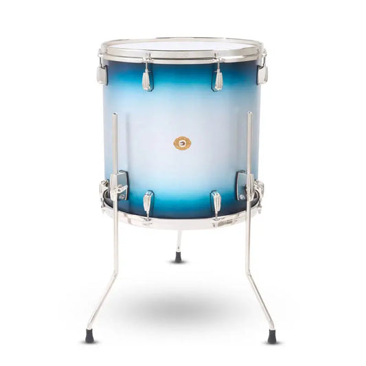 Slingerland Radio King Floor Tom 16x16 Blue & Silver Lacquer
