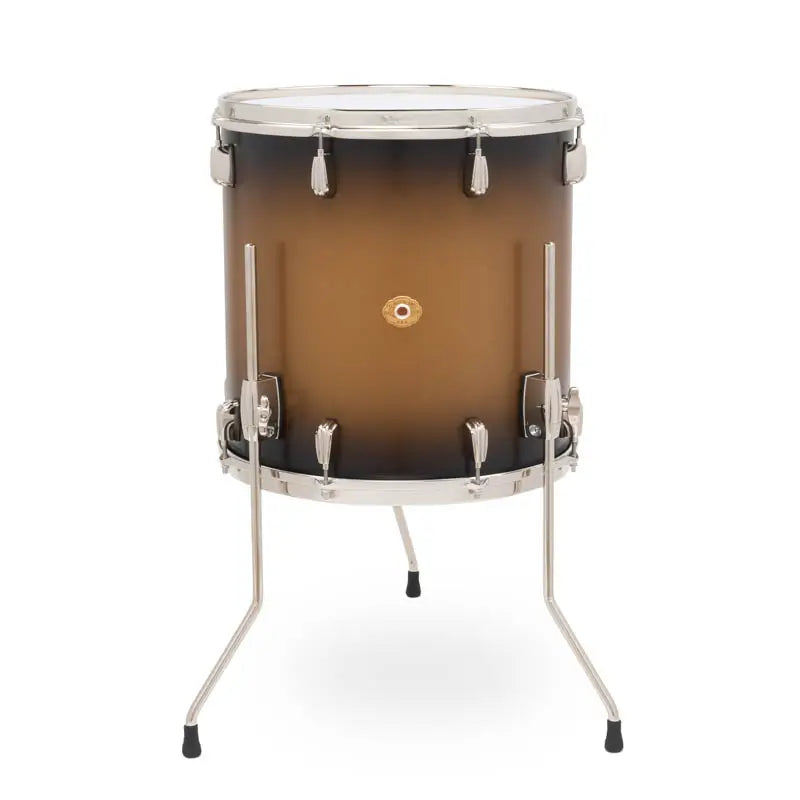 Slingerland Radio King Floor Tom 16x16 Black & Gold Lacquer