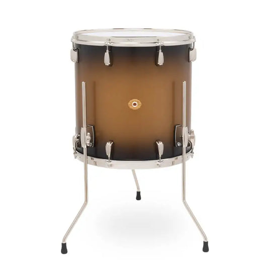 Slingerland Radio King Floor Tom 16x16 Black & Gold Lacquer