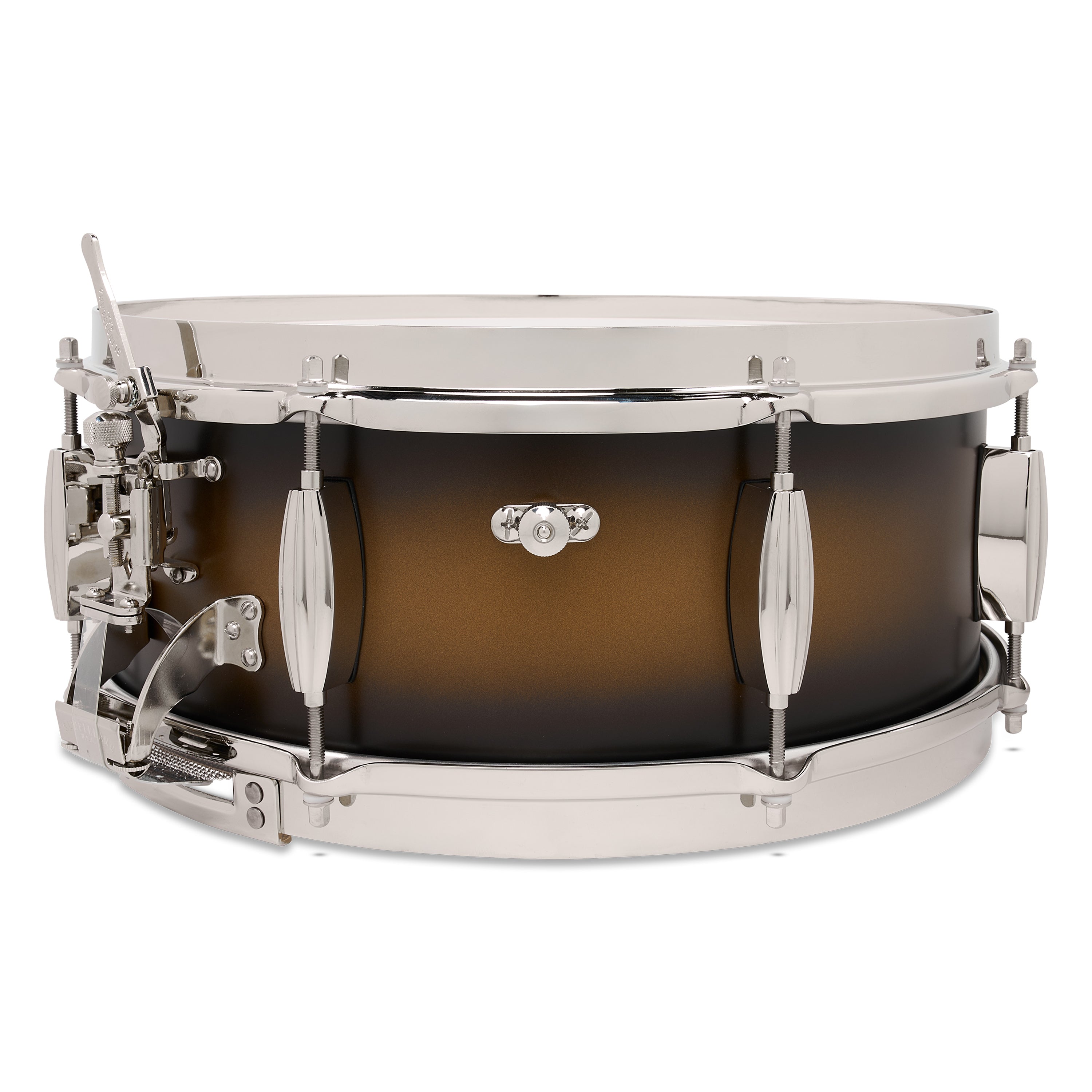 Slingerland Radio King Solid Maple Snare Drum 14x5.5 Black & Gold Lacquer - Drum Center Of Portsmouth