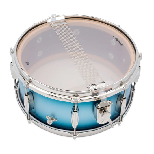 Slingerland Radio King Artist Snare Drum 14x6.5 Blue & Silver Lacquer