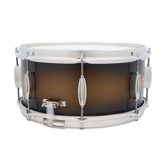 Slingerland Radio King Artist Snare Drum 14x6.5 Black & Gold Lacquer