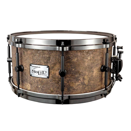 Canopus Patina Solid Brass Snare Drum 14x6.5 - Drum Center Of Portsmouth