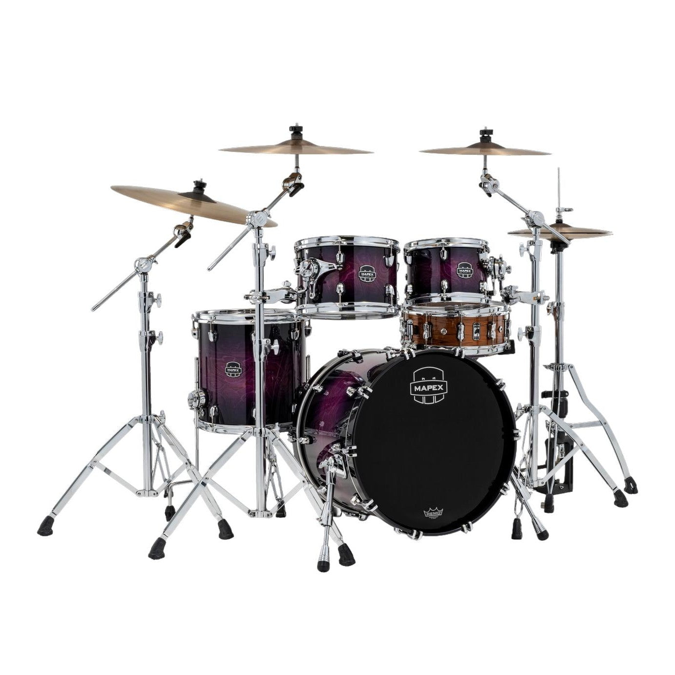 Mapex Saturn VI Fusion 4pc Drum Set 20/10/12/14 Royal Purple Burst - Drum Center Of Portsmouth