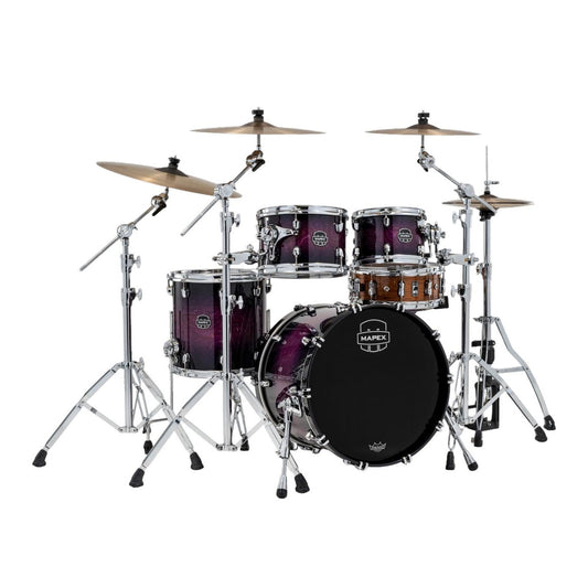 Mapex Saturn VI Fusion 4pc Drum Set 20/10/12/14 Royal Purple Burst - Drum Center Of Portsmouth