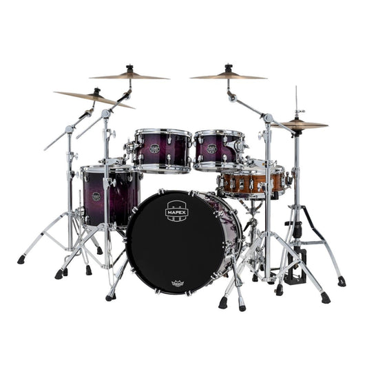 Mapex Saturn VI Fusion 4pc Drum Set 20/10/12/14 Royal Purple Burst - Drum Center Of Portsmouth