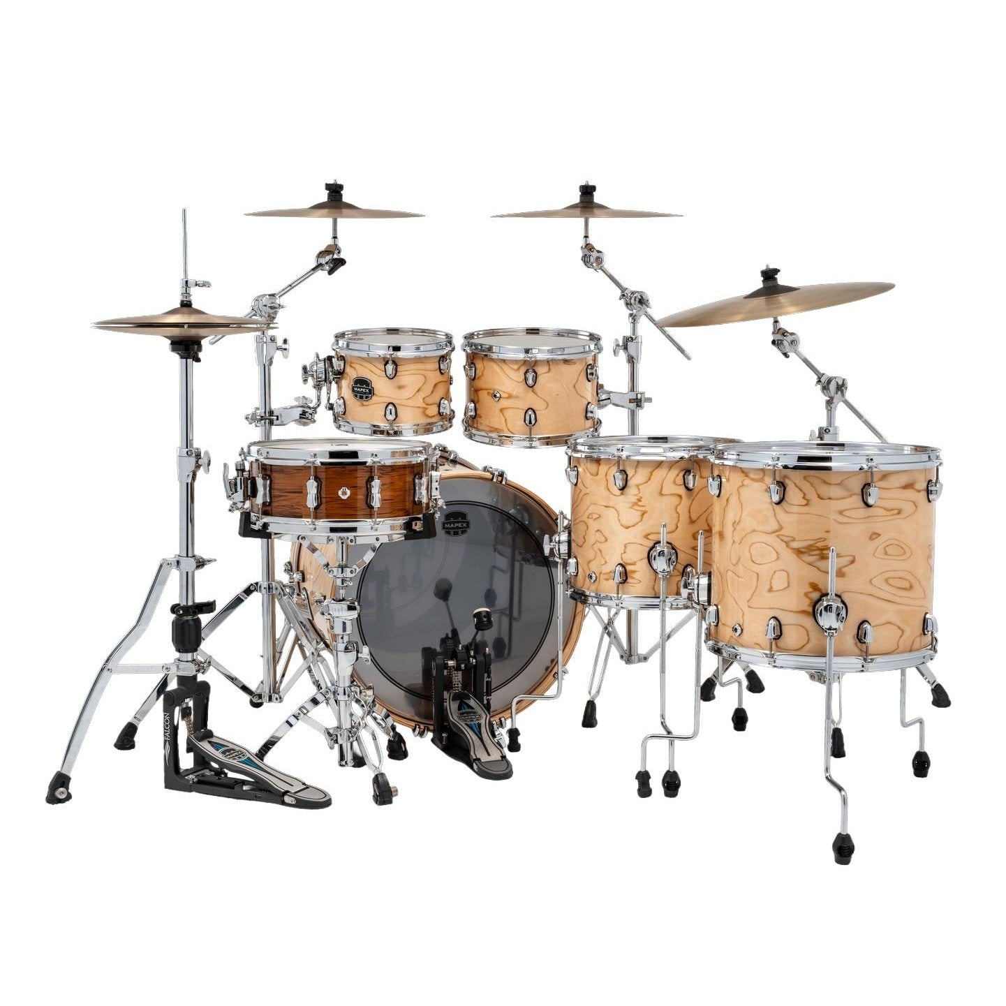 Mapex Saturn VI Studioease 5pc Drum Set 22/10/12/14/16 Exotic Natural