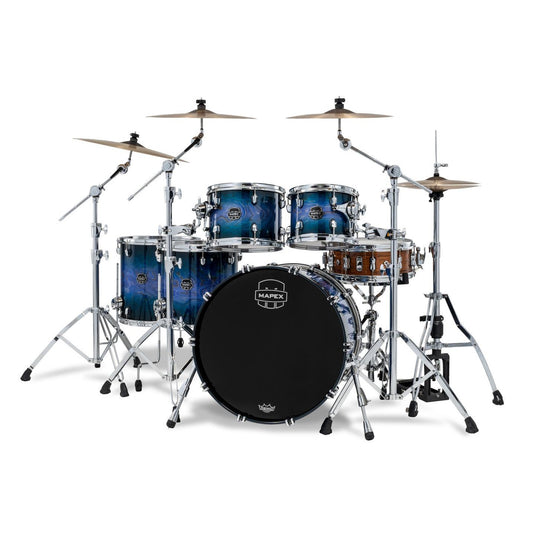 Mapex Saturn VI Studioease Standard 5pc Drum Set 22/10/12/14/16 Cobalt Burst - Drum Center Of Portsmouth