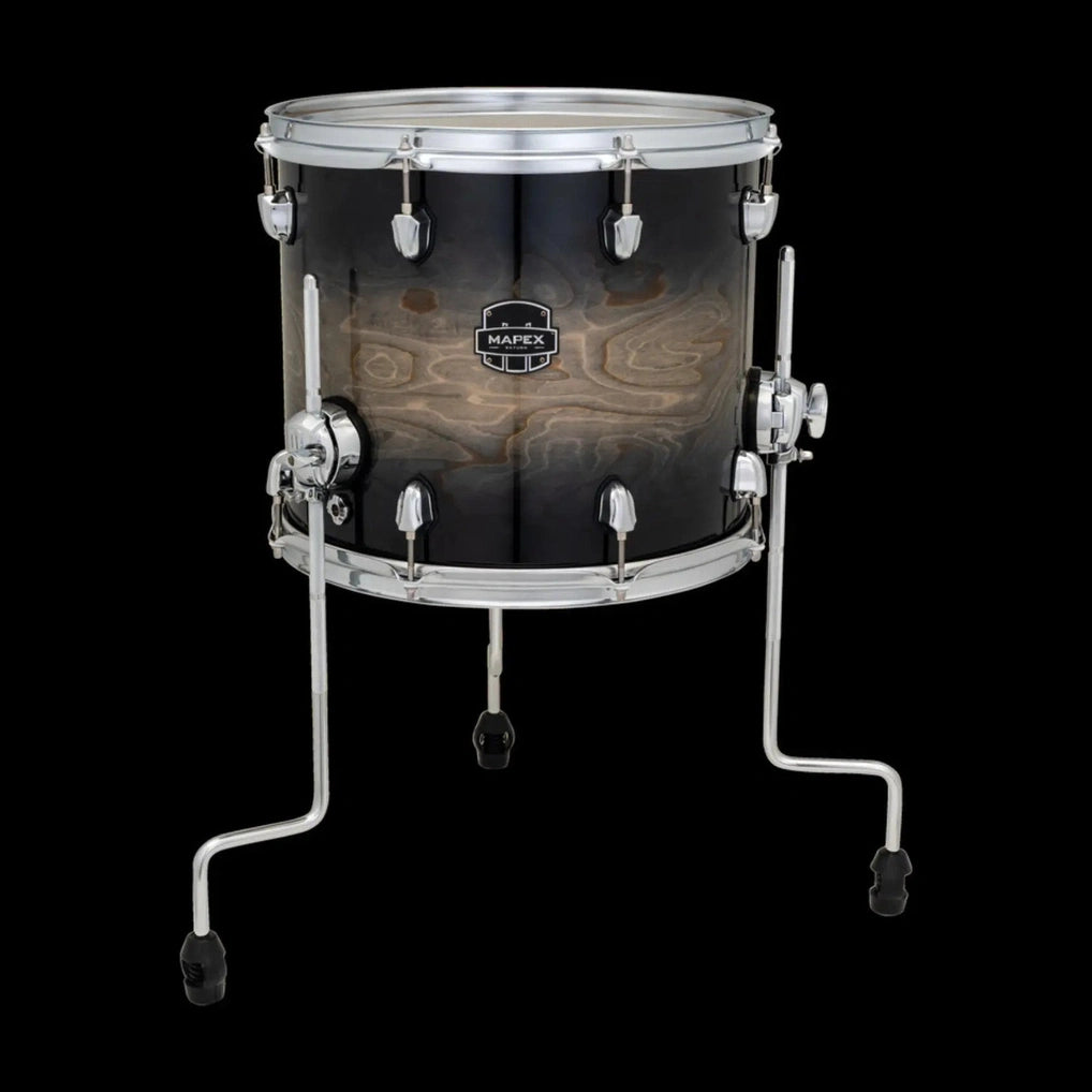 Mapex Saturn VI Floor Tom 14x12 Black Ink Burst - Drum Center Of Portsmouth