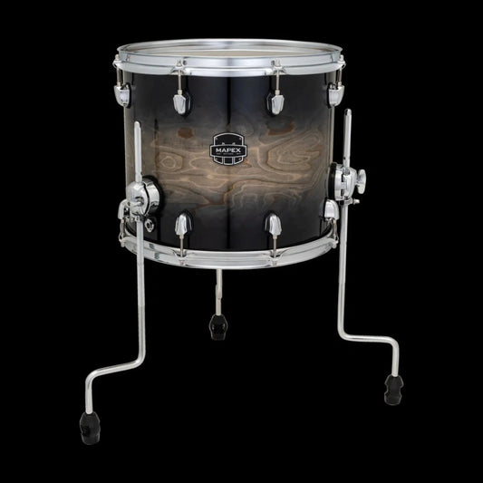 Mapex Saturn VI Floor Tom 14x12 Black Ink Burst - Drum Center Of Portsmouth