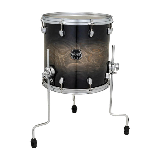 Mapex Saturn VI Floor Tom 14x14 Black Ink Burst - Drum Center Of Portsmouth